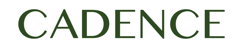 a green logo with the word cadence on it
